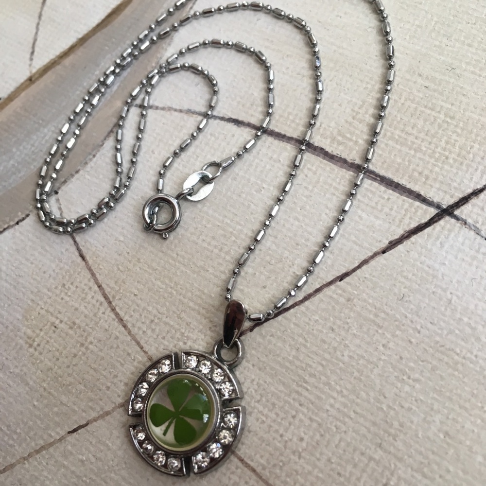 Four leaf clover necklace